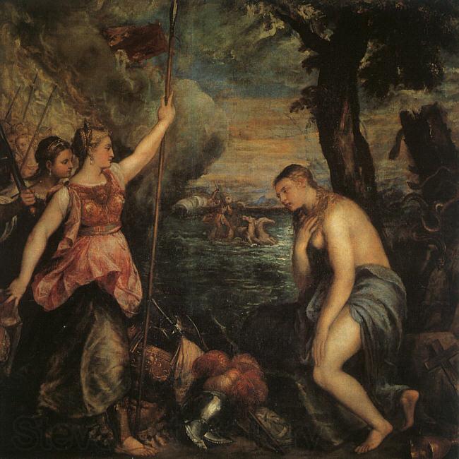  Titian Spain Succoring Religion